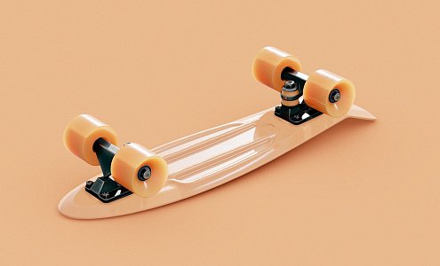 Modern Skateboard 3d model