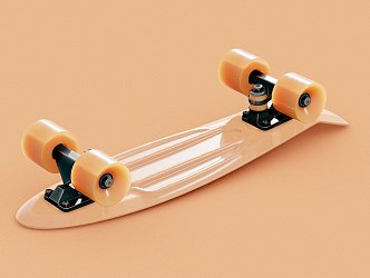 Modern Skateboard 3d model