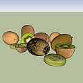 Kiwi fruit 3d model