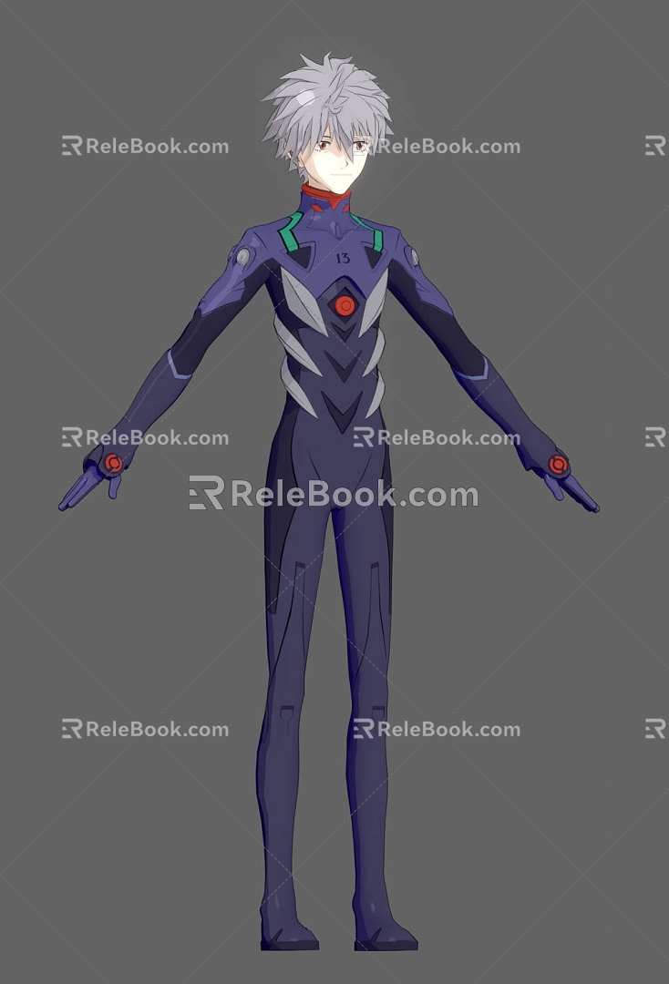 Cartoon Boy Cartoon Tech Sci-Fi Animation Cartoon Cartoon Short Hair Teenage Movie Boy 3d model