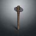 Tomahawk Axe Wooden Axe Handle Axe Mountain Axe Chopping Wood Axe Chopping Wood Axe Magic Axe 3d model