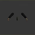 Tactical Shotgun With Black Arm Guards And Brown Gloves In Hands