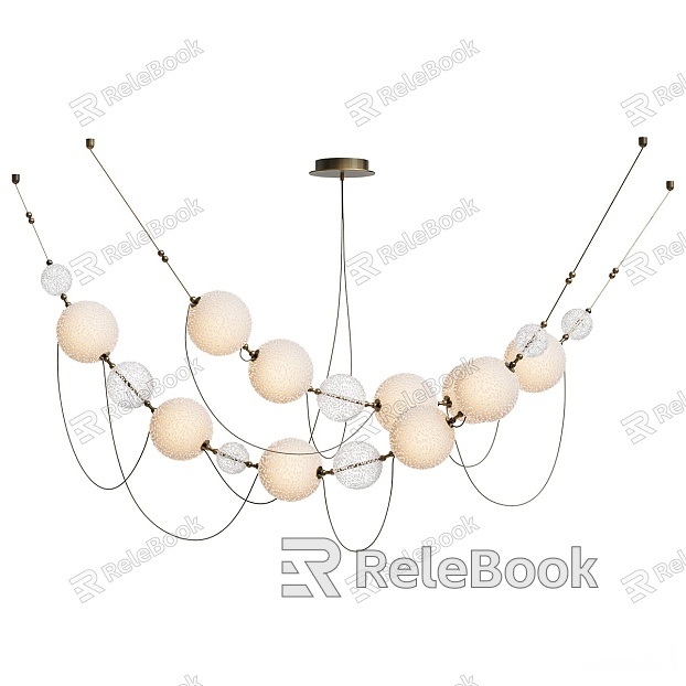 Modern chandelier glass chandelier model