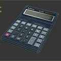 Brixton 8800 Blue Electronic Calculator With Numeric Keypad And Display Screen