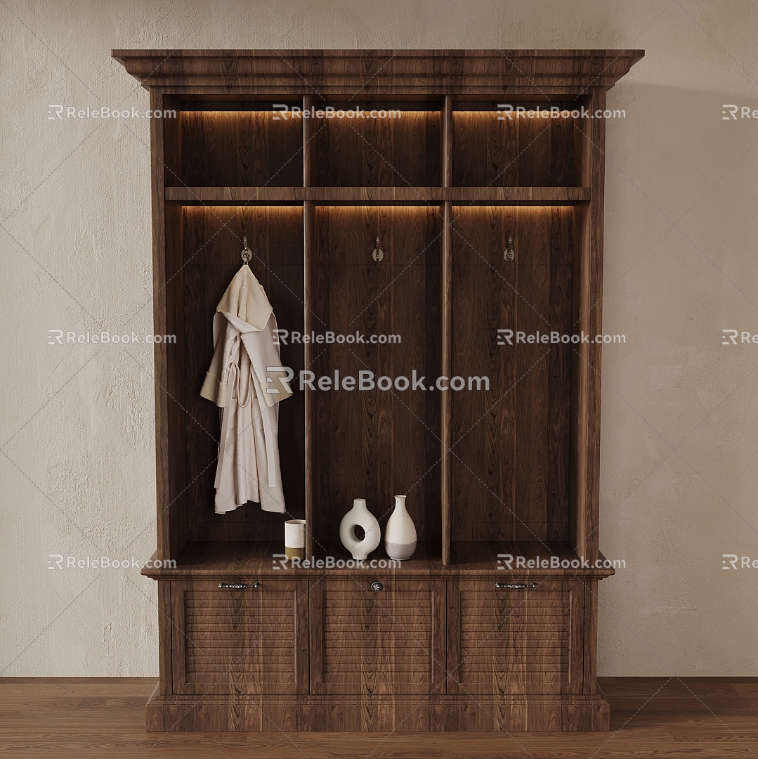 Quiet Antique Wardrobe 3d model