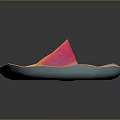 Colorful Watermelon Slices On Decorative Glossy Edge Plate With Vibrant Hues
