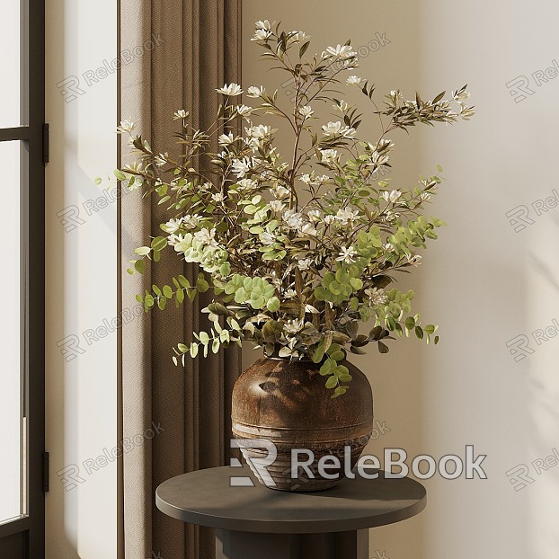 floral modern floral potted plant floral arrangement green plant potted plant floral arrangement floral ornaments model