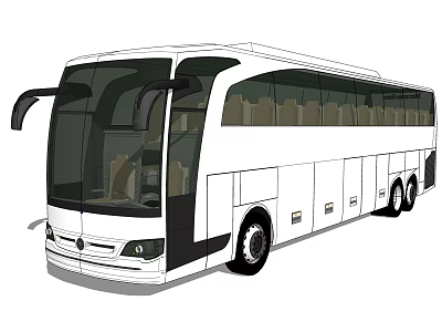Modern Bus 3d model