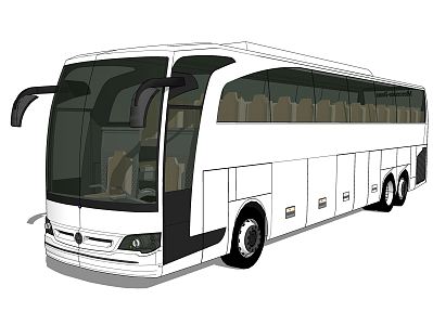 Modern Bus 3d model