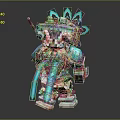 toy figure toy realistic model cartoon model PBR model 3d model