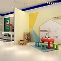 Children's Education Service Experience Store In Mall With Colorful Decor And Interactive Play Area