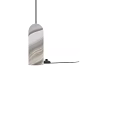 Modern Floor Lamp With Round Fabric Shade And Slim Metal Stand Design