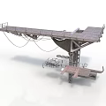 Industrial Heavy Duty Equipment With Metal Platform And Support Structures