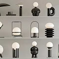 Modern table lamp 3d model