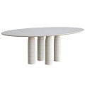 Modern Other Ilario Restaurant Room Table Dark 3d model