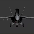 Modern Military Fighter Jet Featuring Detailed Wing Structure And Cockpit Design