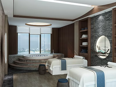 New Chinese SPA 3d model