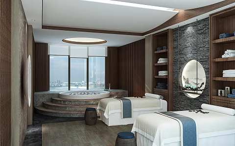 New Chinese SPA 3d model