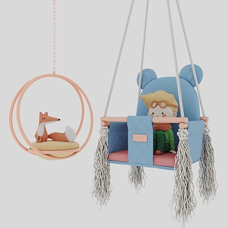 Modern Hanging Chair Children's Entertainment Hanging Chair 3d model