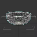 Woven Texture Ceramic Kitchenware Bowl Ideal For Home Cooking And Dining