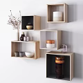 Bookshelf Decorative Rack 3d model