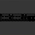 Tactical Rail System With Black Finish And Modular Accessory Mounting Holes