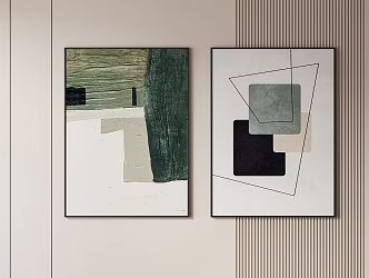 Simple Texture Hanging Painting 3d model