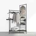 Hanger Floor Hanger Hanger Mirror Hanger Test Hanger Clothes Rack Storage Hanger Hanger 3d model