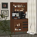 Middle Style Sideboard 3d model
