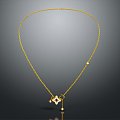 Modern Necklace Tianzhu Necklace Ornament Jewelry 3d model