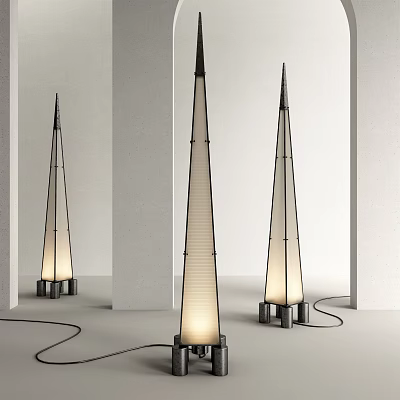 Modern floor lamp 3d model