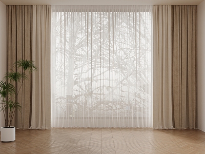 Curtains 3d model