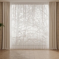 Curtains 3d model