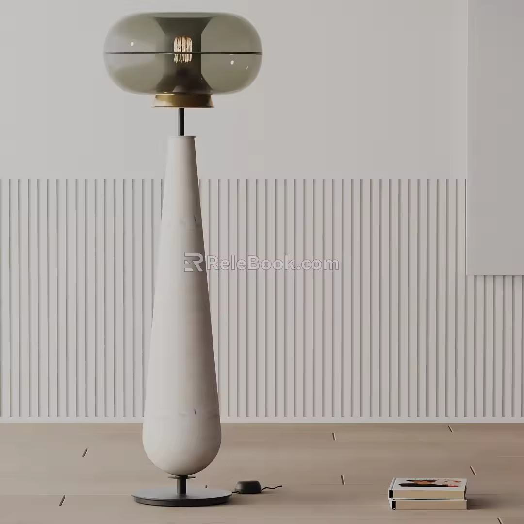 Modern floor lamp 3d model