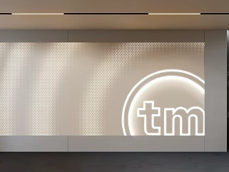 Creative Perforated Plate Perforated Plate Image Wall Enterprise VI Background Wall 3d model