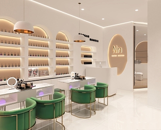 Modern Nail Shop 3d model