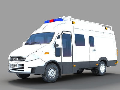 Iveco Nanjing Iveco IVECO Communication Support Vehicle Transport Vehicle Bus 3d model