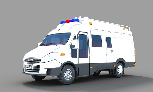 Iveco Nanjing Iveco IVECO Communication Support Vehicle Transport Vehicle Bus 3d model