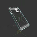 Sleek Modern Smartphone Design With Blue Frame And Black Screen