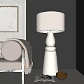 Modern table lamp 3d model