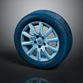 Quality Car Wheel Tire Component With Alloy Rim Design And Tread Pattern Details