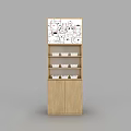 Display Shelves With Multi Layer Design Various Styles For Retail Stores Colorful And Wooden Structures