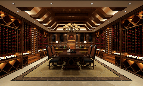 American Wine Cellar 3d model