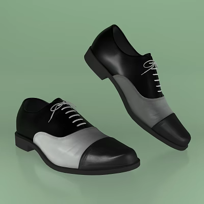 Shoes Leather Shoes Shoes 3d model