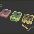Modern game console home game console Nintendo game console vintage game console 3d model