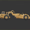 Yellow Industrial Heavy Machinery Loader And Dump Truck For Construction Sites