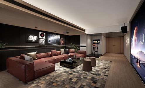 Family Pack Leisure Entertainment Room Video Room 3d model