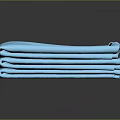 Light Blue Soft Comfortable Cotton T Shirts Stacked Casual Daily Wear