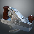Vintage Carpentry Plane With Metal Body And Wooden Handles For Woodworking