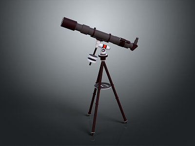 astronomical telescope space telescope observation equipment physical equipment binoculars 3d model